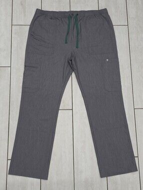 NWOT FIGS Men’s Cairo Cargo Scrub Pants Graphite Gray XXL Technical Collection